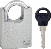 Замок навесной FUARO PL-4450 (50 мм) 3 "англ." кл. БЛИСТЕР